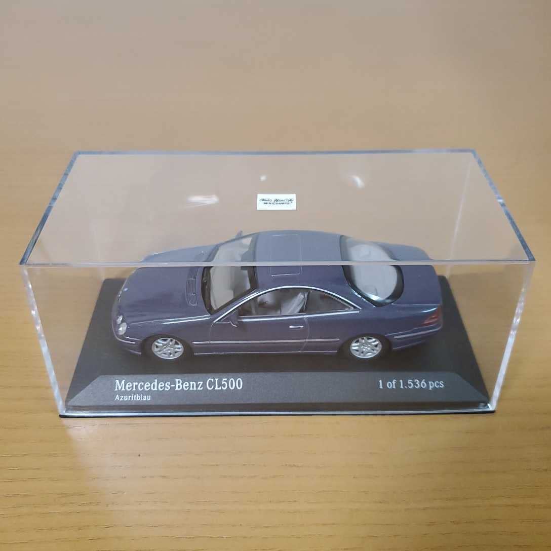 Amazon | 1/43 ミニチャンプス/Mercedes-Benz CL500 1999 Azuritblau